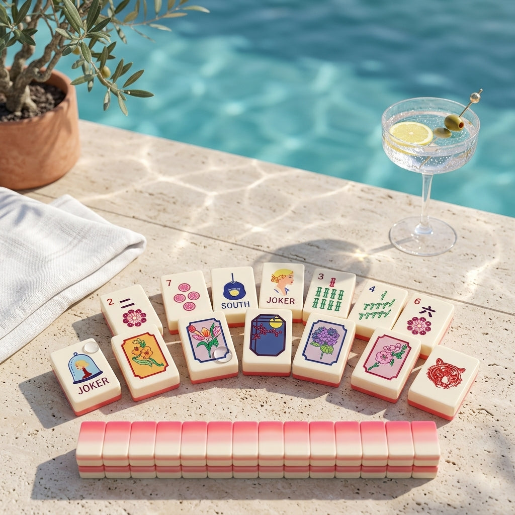 Art Deco Lady Joker Mahjong — 160 Tiles