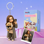 Custom Pet Keychain & Bag Charm - 3D Figure from Your Photo