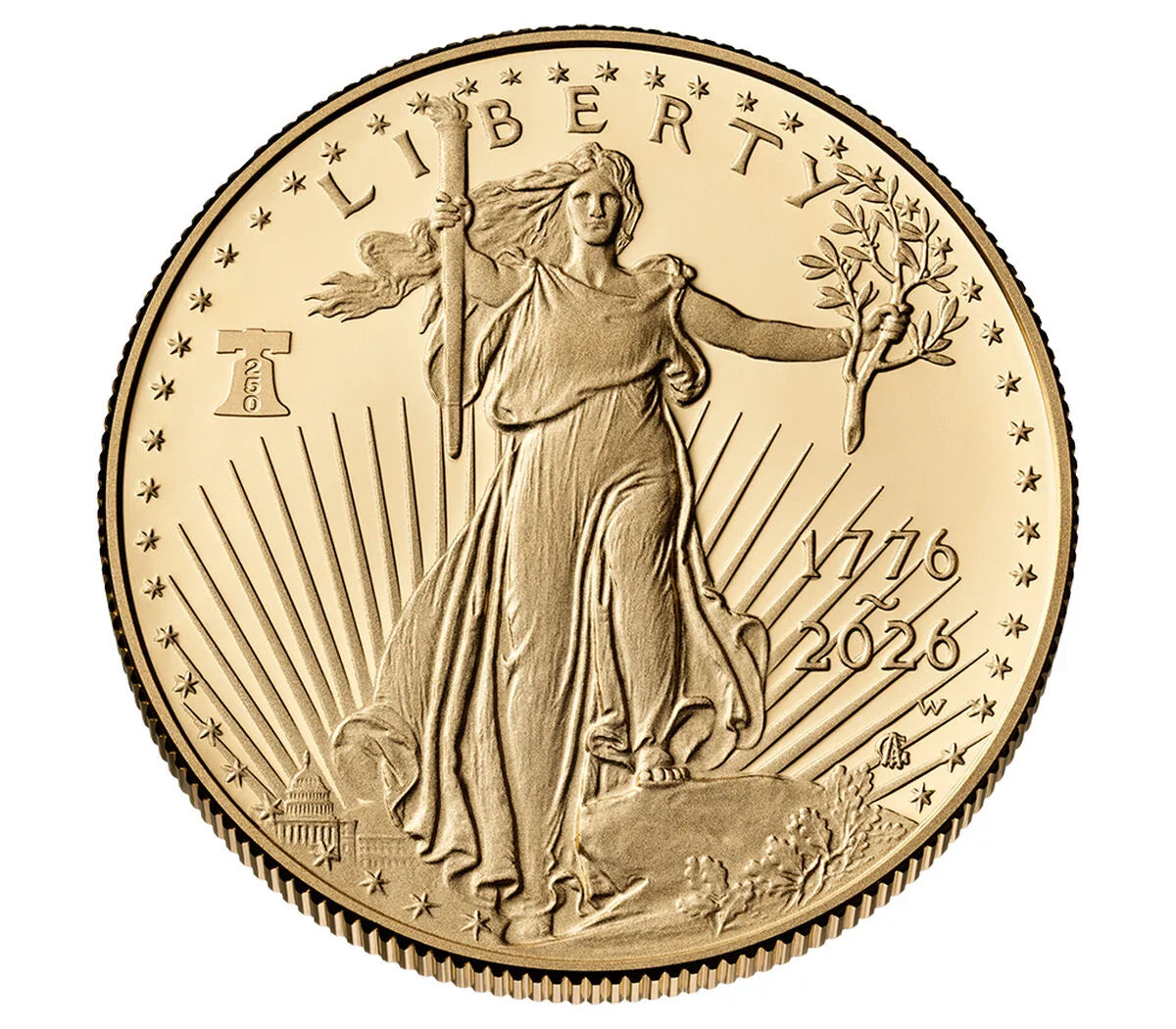 American Eagle 2026 250th Anniversary Ounce Gold Coin