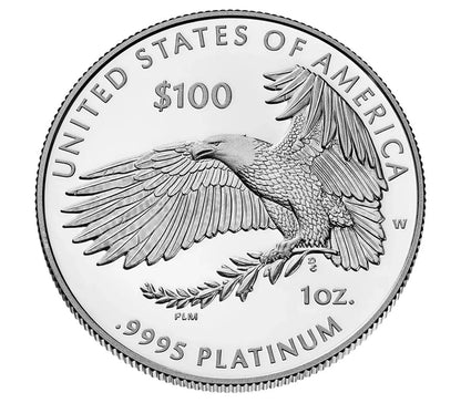 Charters of Freedom 2026 Platium Coin - Declaration of Indepence