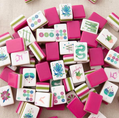 Sorbet Hot Pink Mahjong — 160 Tiles
