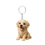 Custom Pet Keychain & Bag Charm - 3D Figure from Your Photo