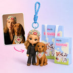 Custom Mini Figure Keychain - Personalized Photo Charm