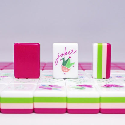 Sorbet Hot Pink Mahjong — 160 Tiles