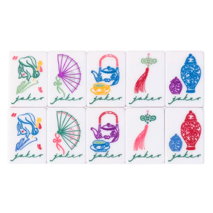 Jade Marble Mahjong Set — 160 Tiles