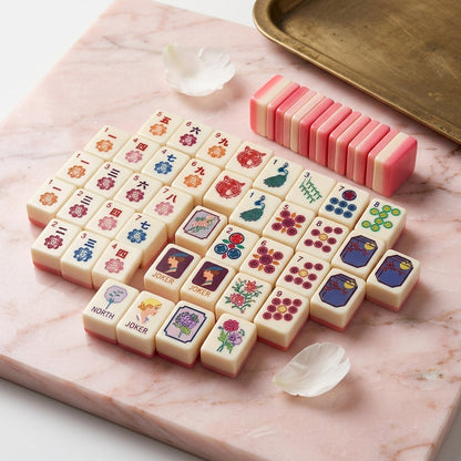 Art Deco Lady Joker Mahjong — 160 Tiles