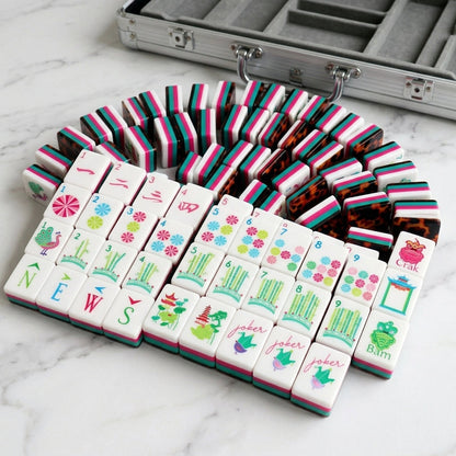 Stripe & Tortoise Mahjong — 160 Tiles