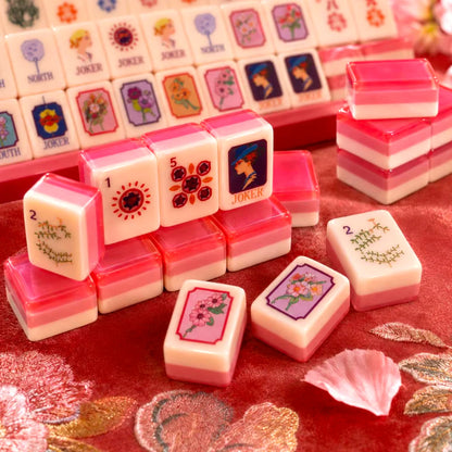 Art Deco Lady Joker Mahjong — 160 Tiles