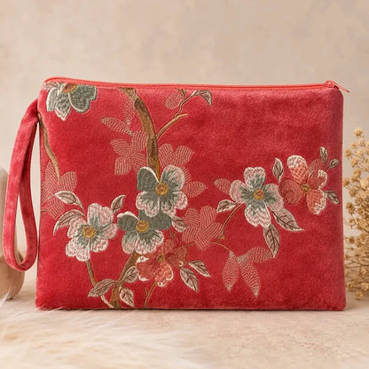 Soft Floral Mahjong Clutch — Bag