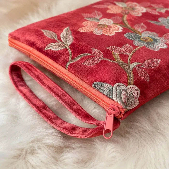 Soft Floral Mahjong Clutch — Bag