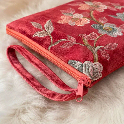 Soft Floral Mahjong Clutch — Bag