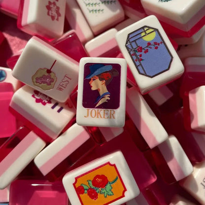 Art Deco Lady Joker Mahjong — 160 Tiles