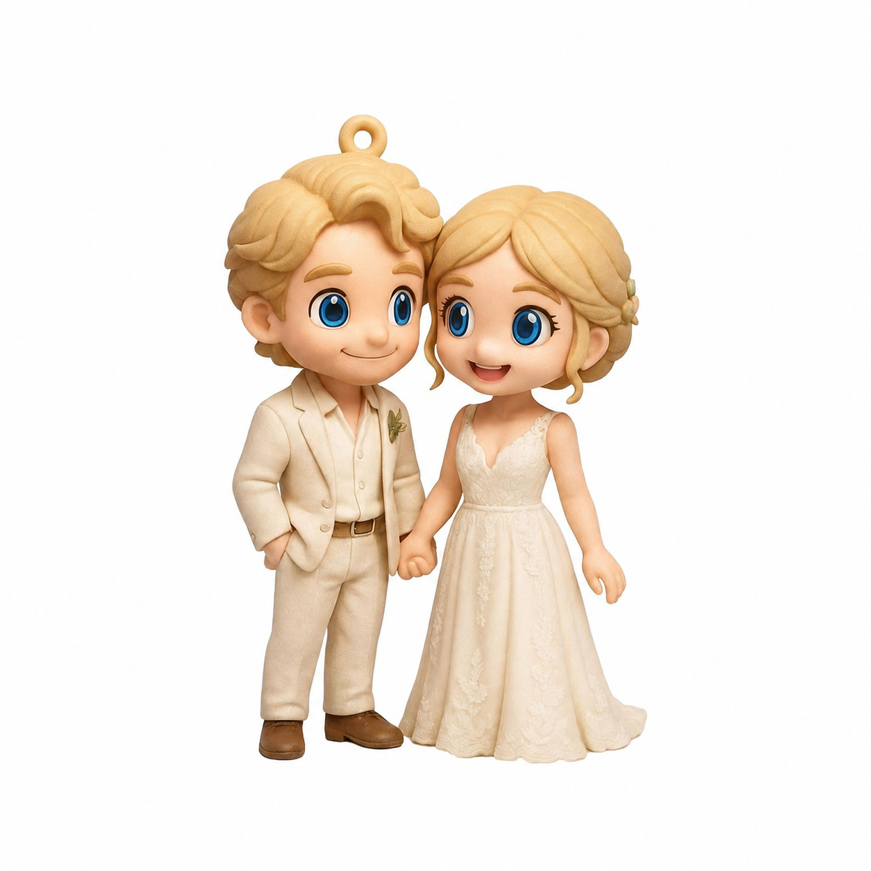 Custom Mini Figure Keychain - Personalized Photo Charm