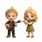Custom Pet Keychain & Bag Charm - 3D Figure from Your Photo